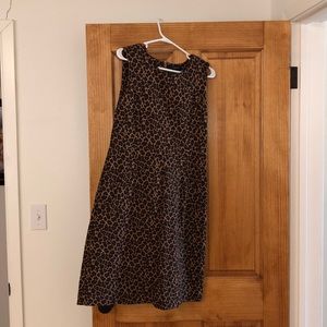 Lands End women’s leopard dress!
